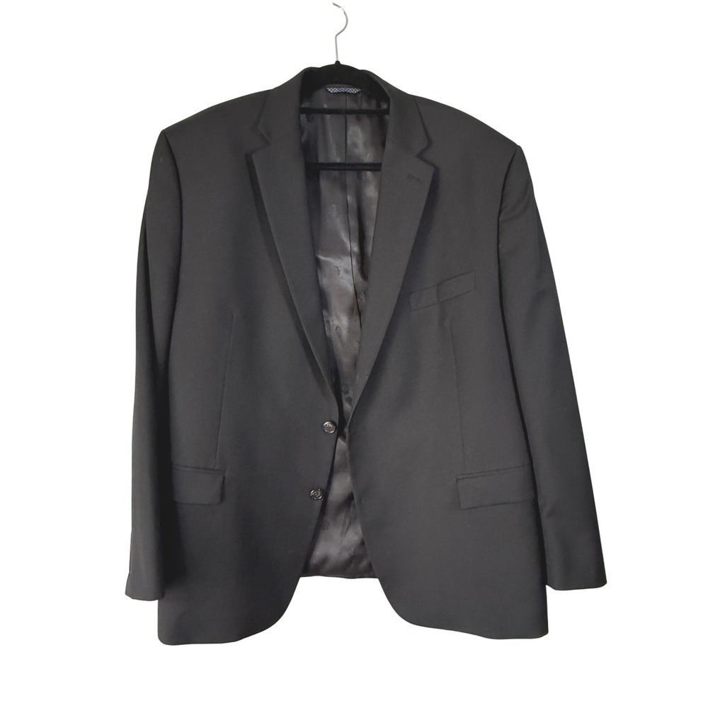 Ralph Lauren Men's dark gray Wool Blend Blazer Jacket Size 48R Business